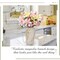 8 Pcs Artificial Magnolia Flowers Stem for Spring Decoration Faux Fake Flora Stems Beautiful Magnolia Office Hotel Home Decor Accent Pieces (Pink,Green)